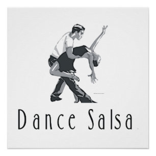 Póster Dança SUPERIOR da salsa