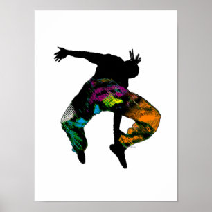 Póster dança tribal africana