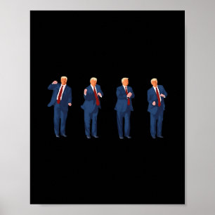 Poster Dança Trump 4 De Julho Trump 2025 1 