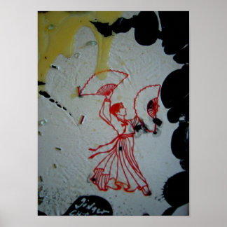 Póster "Dançador do ventilador 2"