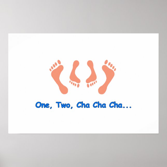 Poster Dançando Cha Cha Feet (Frente)