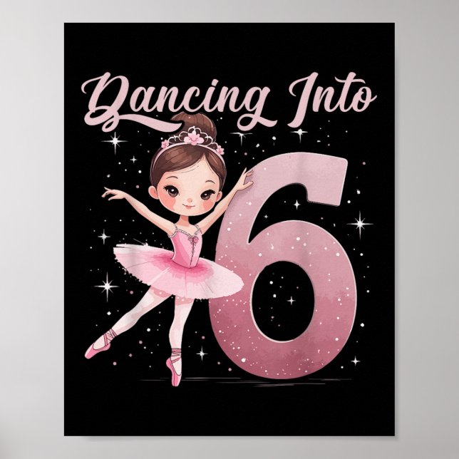 Poster Dançando Em 6 Festas de aniversário Balés (Frente)