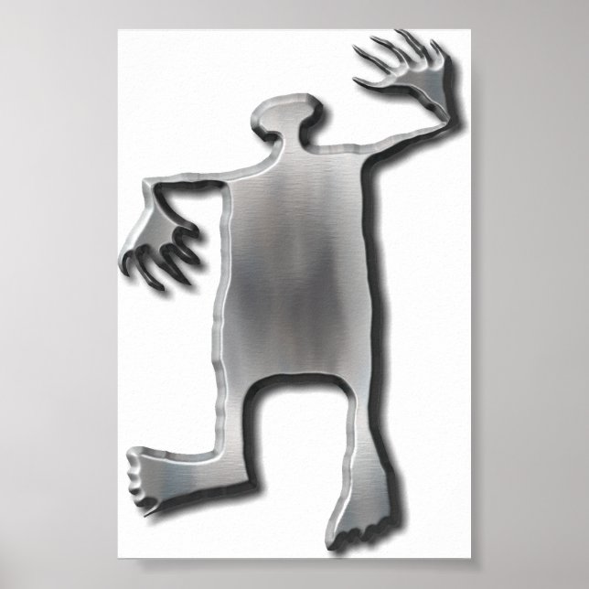 Poster Dançante de aço inoxidável (Frente)