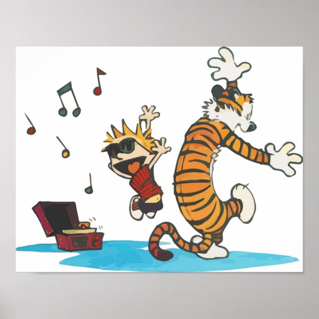 Poster Dançar com Trabalho de arte de Cute Hobbes de Vini (Frente)