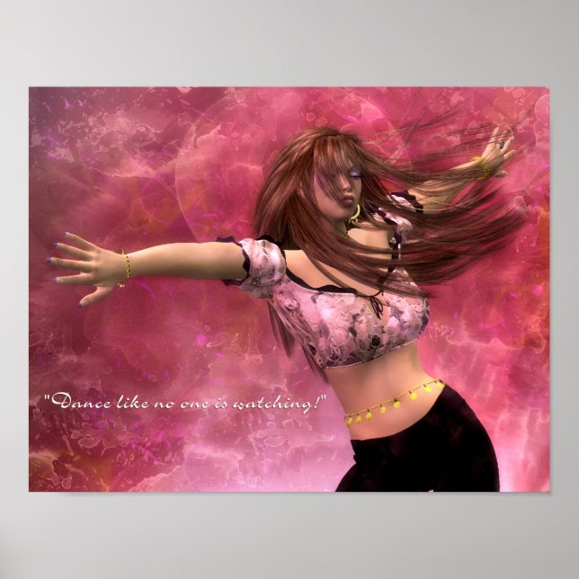 Poster Dançar Como Ninguém Está Assistindo (Frente)