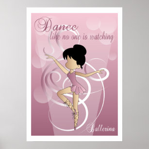 Poster Dançar como ninguém está assistindo Ballerina