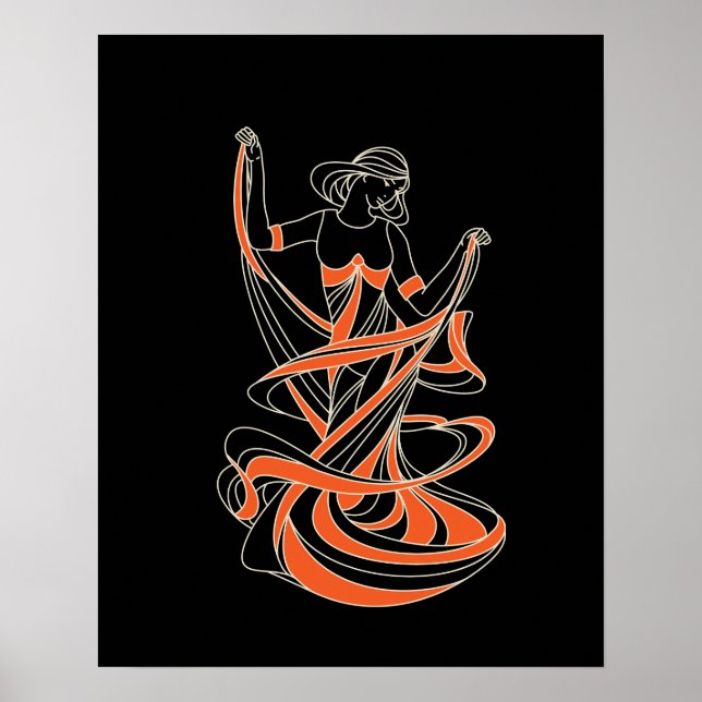 Poster dançarina (Frente)