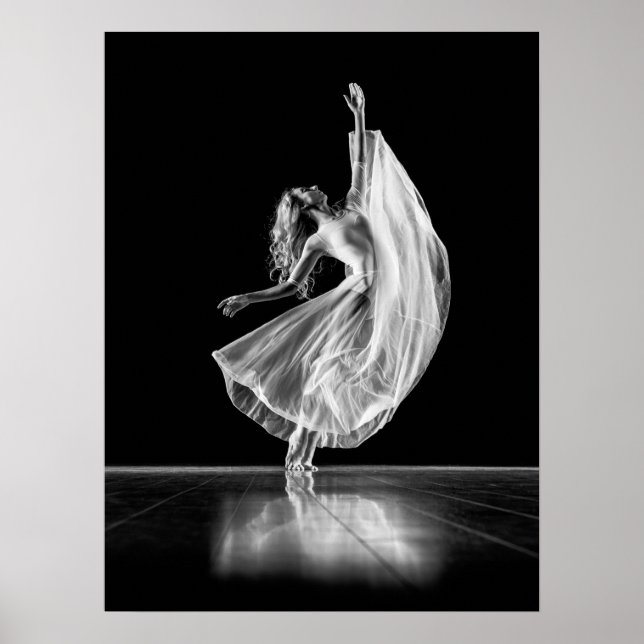 Poster Dançarina Balé Dance Art (Frente)