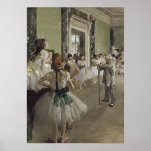 Poster Dançarina / Balé School - Pintura de Degas