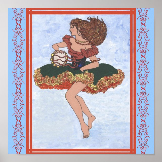 Póster Dançarina cigana (Frente)