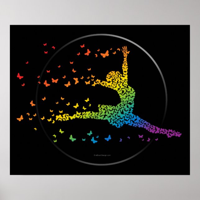 Póster Dançarina de Borboleta (Frente)