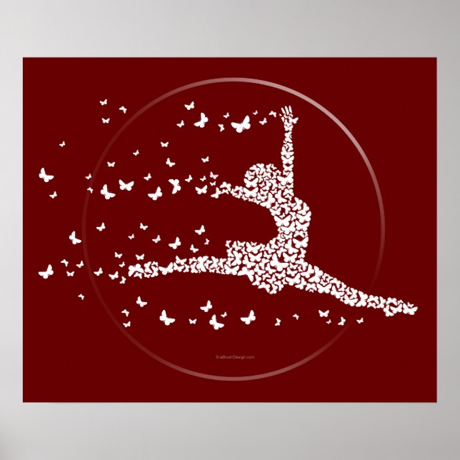 Póster Dançarina de Borboleta (Frente)