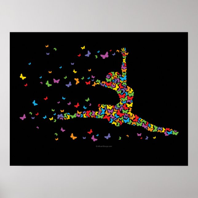 Póster Dançarina de Borboleta (Frente)