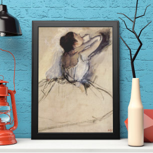 Poster Dançarina de Edgar Degas, Vintage Ballerina Art