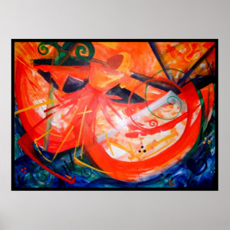 Póster Dançarina de Tempestade - Arte Haitiana - Arte Neg