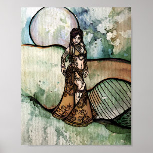 Poster Dançarina do Ventre de Capricórnio