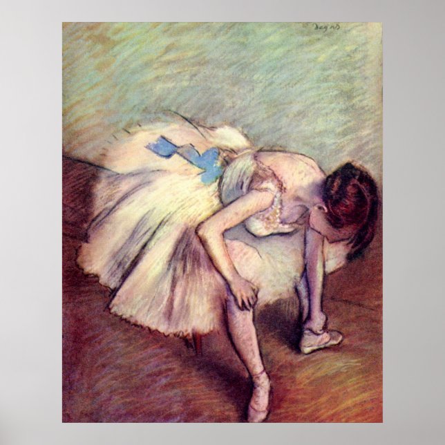Poster Dançarina - Edgar Degas - 1881 (Frente)