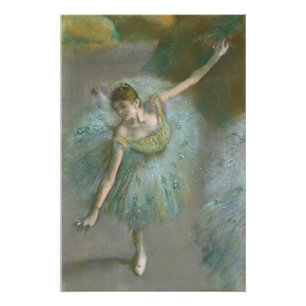 Póster Dançarina em Green Edgar Degas