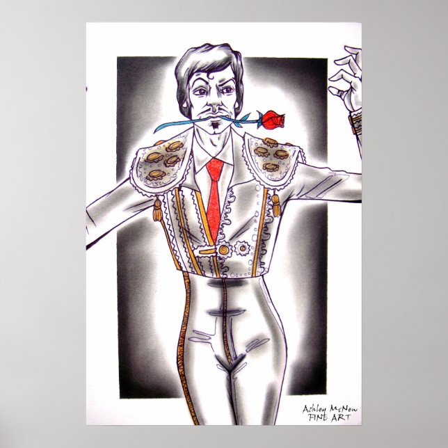 Póster Dançarina Espanhola (Frente)