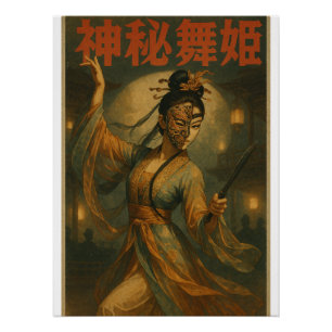 Póster Dançarina misteriosa da China antiga