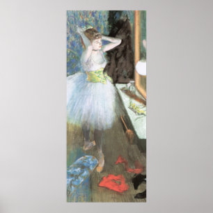 Poster Dançarina na Sala de Vestir por Edgar Degas