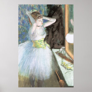 Poster Dançarina na Sala de Vestir por Edgar Degas