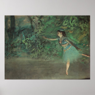 Poster Dançarina no Palco por Edgar Degas, Balé Antigo