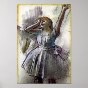 Póster Dançarina Stretching de Degas