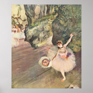 Poster Dançarina tomando Arco - Edgar Degas - 1878