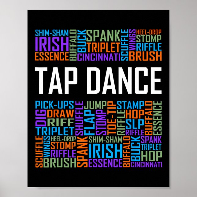 Poster Dançarinas De Tap Dançarinas Dançarinas Dançarinas (Frente)