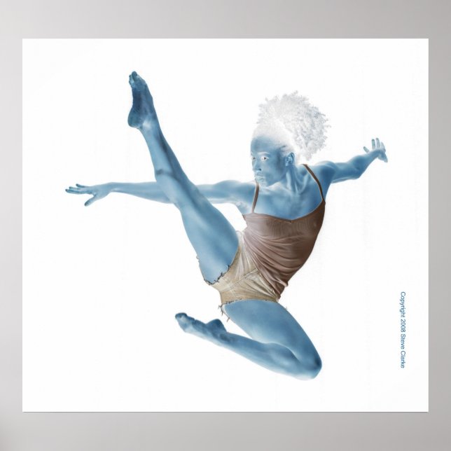 Poster Dançarino Azul (Frente)