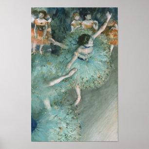 Poster Dançarino Balançando (Dançarino Verde) Edgar Degas