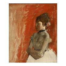 Dançarino balé com Armas Cruzadas por Edgar Degas