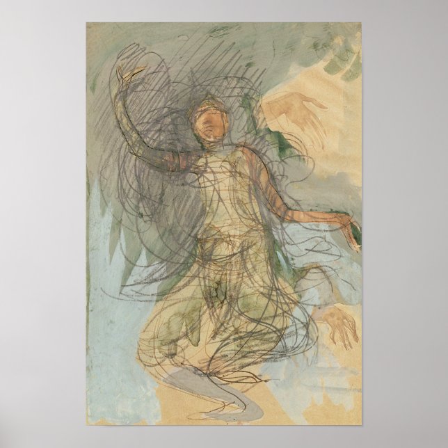 Poster Dançarino Cambojano (Frente)