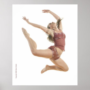 Poster Dançarino cor-de-rosa