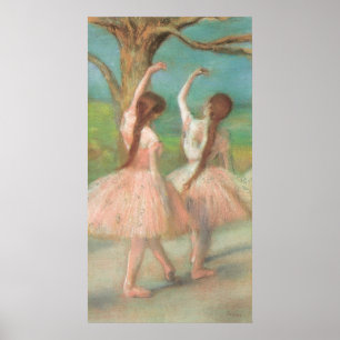 Póster Dançarino cor-de-rosa de Edgar Degas