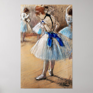 Poster Dançarino de Fita Azul, Edgar Degas