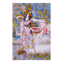 Póster Dançarino de Vidro Arrumado