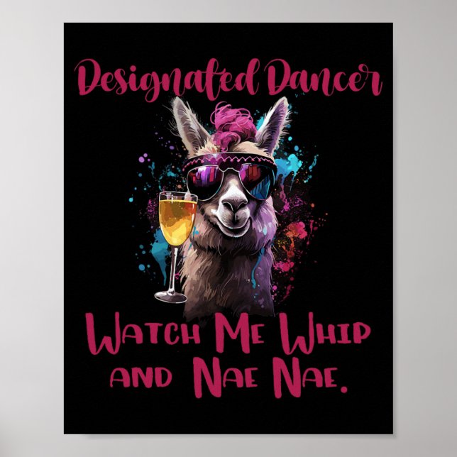 Poster Dançarino Designado Me Observe Assobiar E Nae Nae  (Frente)