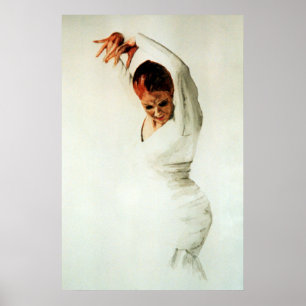 Póster Dançarino do Flamenco