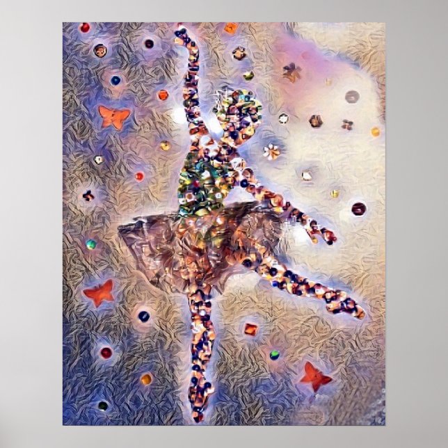 Poster Dançarino Roxo (Frente)