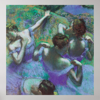 Póster Dançarinos azuis