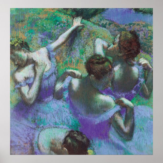 Póster Dançarinos azuis (Frente)