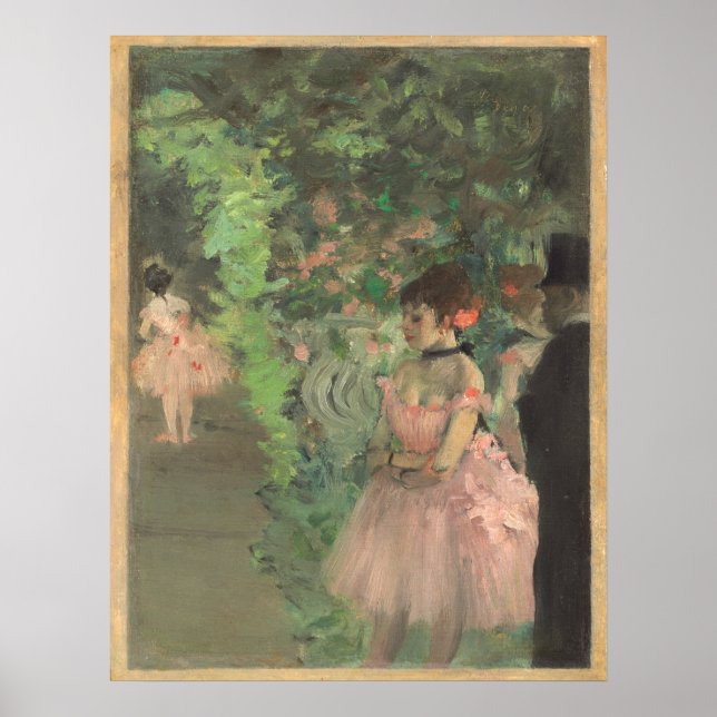Poster Dançarinos Backstage - Edgar Degas Fine Art (Frente)