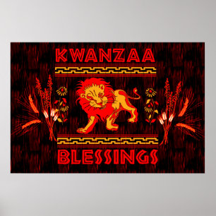 Póster Dançarinos de Kwanzaa