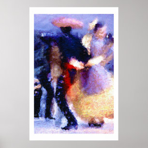 Póster Dançarinos do chapéu mexicano