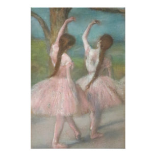 Póster Dançarinos em Pink Edgar Degas