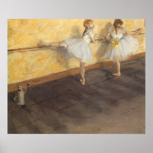 Poster Dançarinos no bar por Edgar Degas, balé do vinta