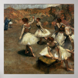 Poster Dançarinos no Palco - Edgar Degas - c1889
