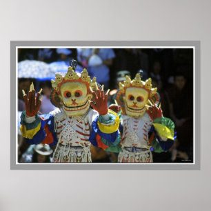 Póster Dançarinos tibetanos da monge